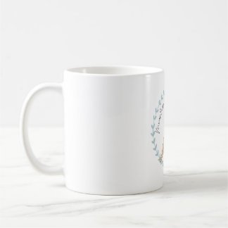 Taza De Café logotipo de especie de ave animal codorniz de mont
