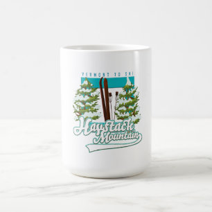 Taza De Café logotipo de esquí de Haystack Mountain Vermont EE.