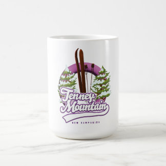 Taza De Café logotipo de esquí de la montaña Tenney New Hampshi