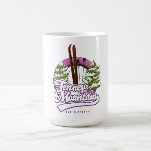 Taza De Café Logotipo de esquí de Tenney mountain new hampshire