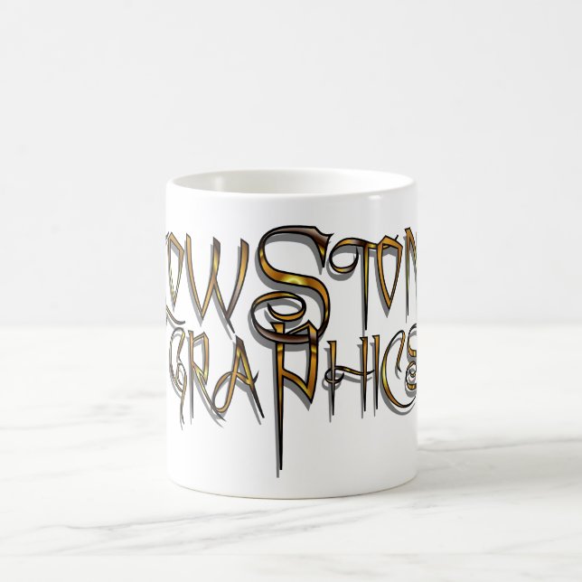 Taza De Café Logotipo de Flowstone Graphics (Centro)