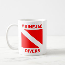 Taza De Café Logotipo de la bandera del buceo del continente Mu
