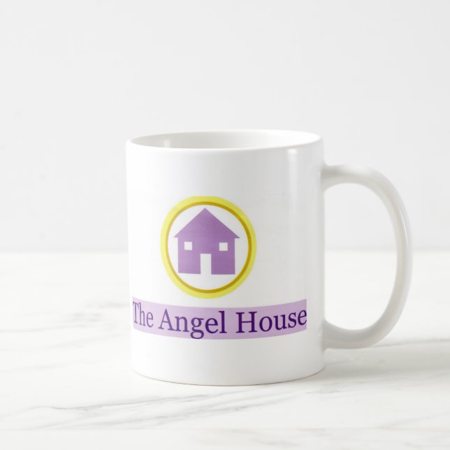 Taza De Café logotipo de la casa del ángel (Derecha)