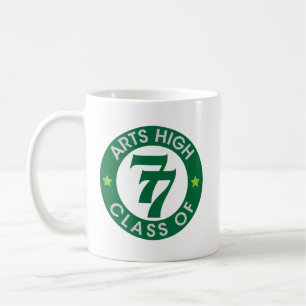 Taza De Café Logotipo de la clase secundaria de arte 77