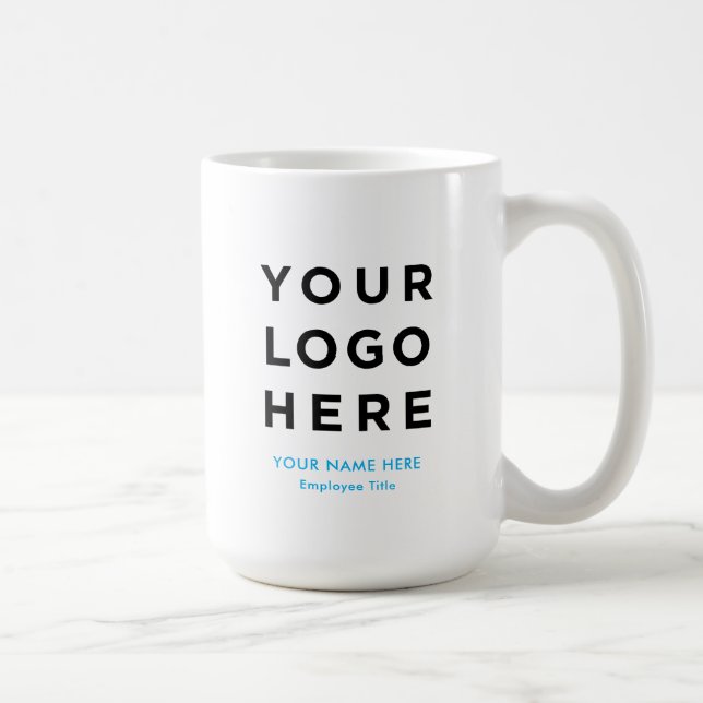Taza De Café Logotipo de la Compañía de nombres personalizados  (Derecha)
