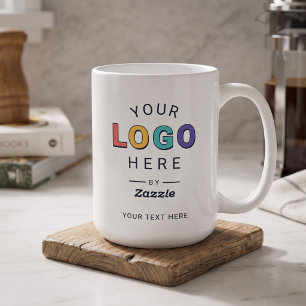 Taza De Café Logotipo de la empresa a su manera (32-201)