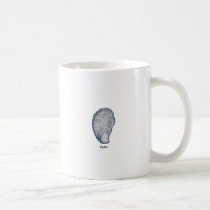 Taza De Café Logotipo de la ostra