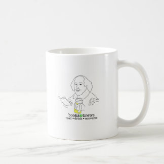 Taza De Café Logotipo de los libros y de los Brews