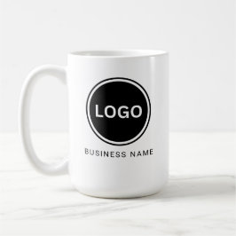 Taza De Café Logotipo de marca de nombre de la empresa