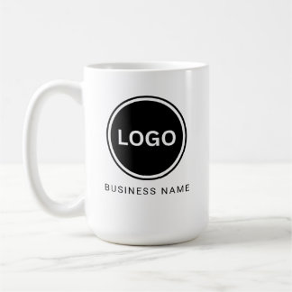 Taza De Café Logotipo de marca de nombre de la empresa
