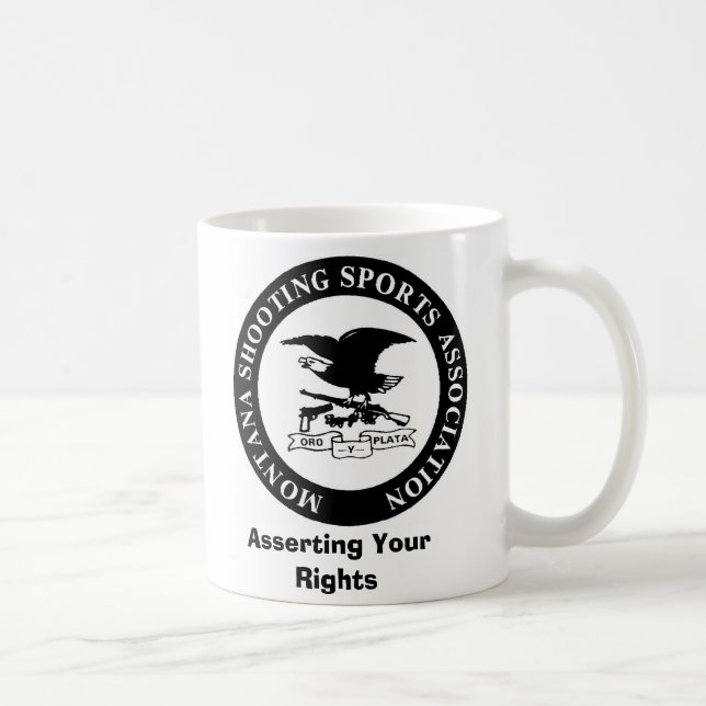 Taza De Café LOGOTIPO de MSSA, afirmando las sus derechas (Derecha)