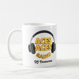Taza De Café logotipo de mug Aces Texasrose