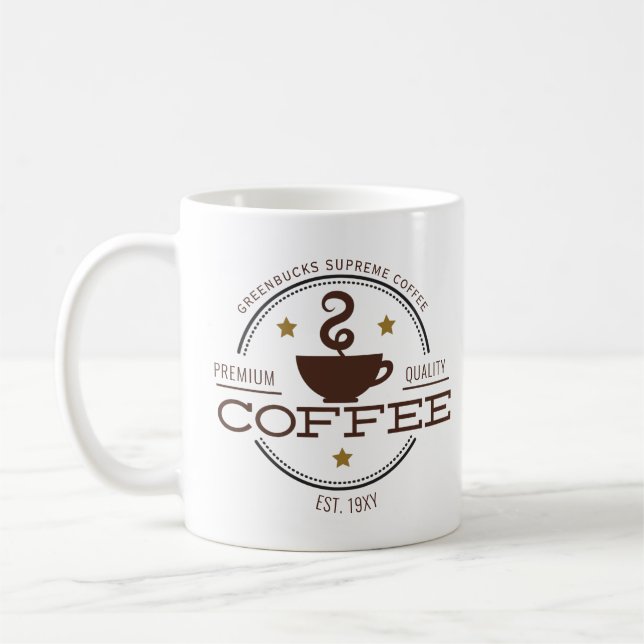Taza De Café logotipo de negocio de café (Izquierda)