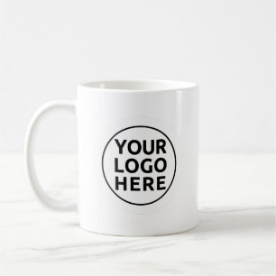 Taza De Café Logotipo de negocio Marca café Mug