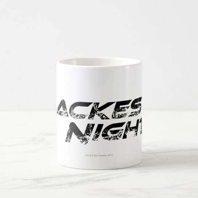 Taza De Café Logotipo de noche negra (Centro)
