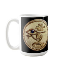 Logotipo de oro de TAG - Mug negro clásico