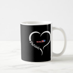 Taza De Café Logotipo de patriotas de tres aldeas Lema de medio