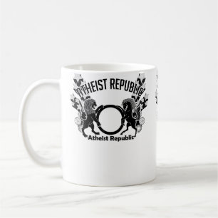 Taza De Café Logotipo de República Ateísta Estrellas Fugaces