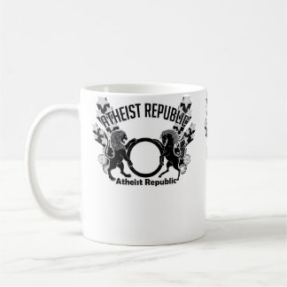 Taza De Café Logotipo de República Ateísta Estrellas Fugaces