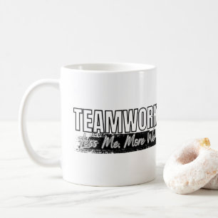Taza De Café Logotipo de su equipo de trabajo motivacional para