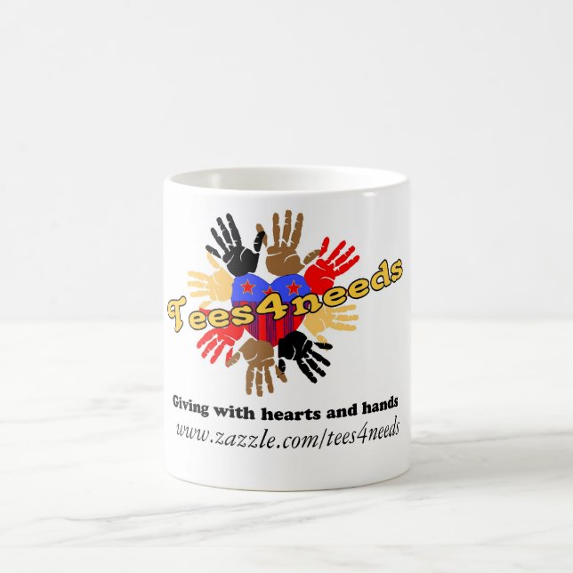 Taza De Café Logotipo de Tees4needs (Centro)