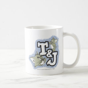 Taza De Café Logotipo de Tom y Jerry T&J