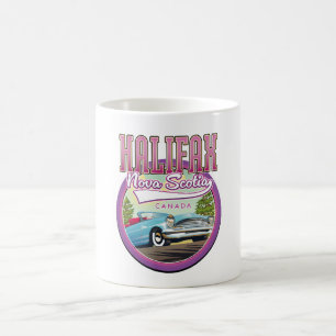 Taza De Café logotipo de viaje de Halifax Nueva Escocia