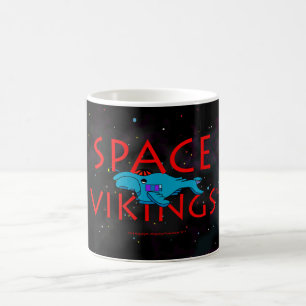 Taza De Café Logotipo de Vikingos del espacio