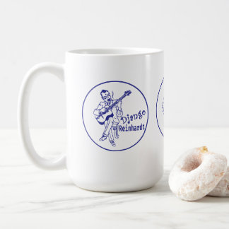 Taza De Café Logotipo del dibujo de "Django Reinhardt"
