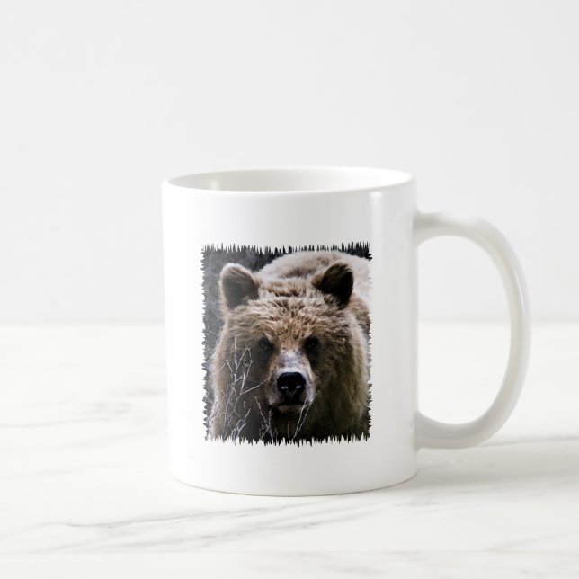 Taza De Café Logotipo del oso grizzly (Derecha)