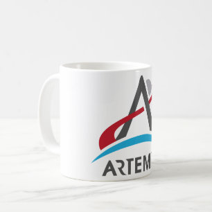 Taza De Café Logotipo del Programa Artemis de la NASA Marte 202
