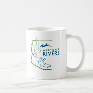 Taza De Café Logotipo del río de AZ, apenas porque usted no