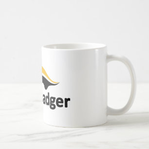 Taza De Café Logotipo del tejón de miel