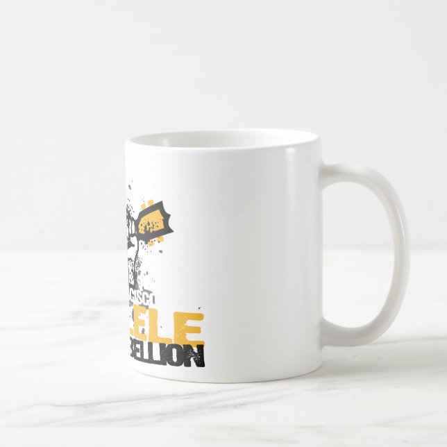 Taza De Café logotipo del Ukulele del sf (Derecha)