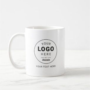 Taza De Café Logotipo Empresarial de Marca Personalizada