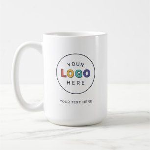 Taza De Café Logotipo Empresarial de Marca Personalizada