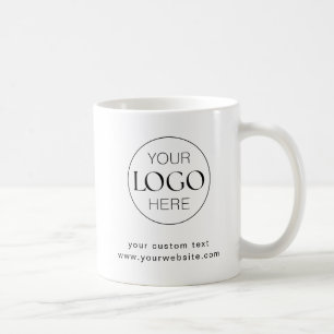Taza De Café Logotipo Empresarial Personalizado