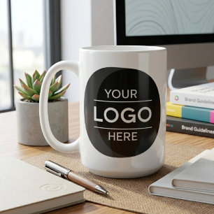 Taza De Café Logotipo empresarial personalizado con marca 