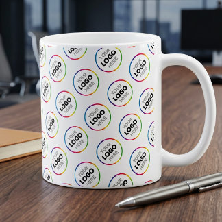 Taza De Café Logotipo empresarial personalizado en mosaico - Pr
