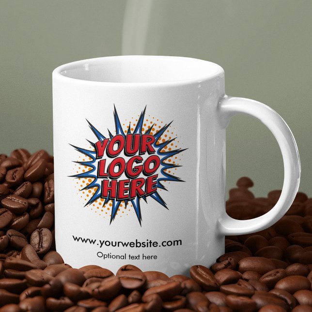 Taza De Café Logotipo Empresarial Promocional (Subido por el creador)