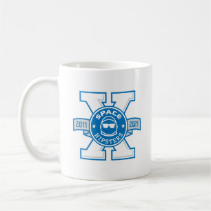 Taza De Café Logotipo espacial Hipsters® X Café Mug