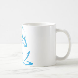 Taza De Café Logotipo fresco de la camiseta de los delfínes de