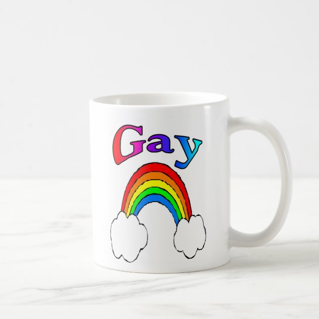 Taza De Café Logotipo gay (Derecha)