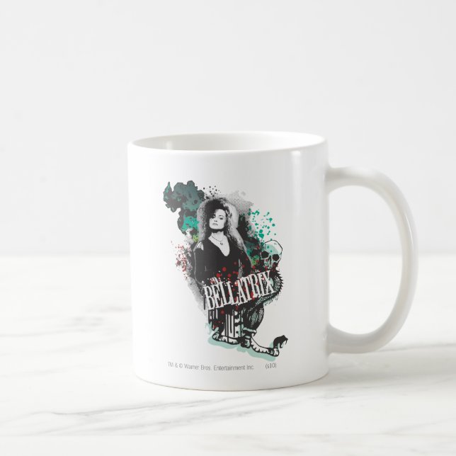 Taza De Café Logotipo Gráfico de Bellatrix Lestrange (Derecha)