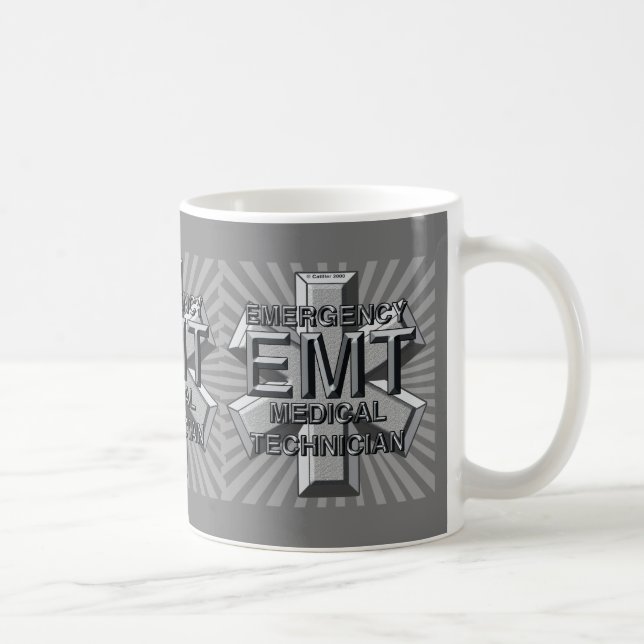 Taza De Café Logotipo gris EMT Mug (Derecha)