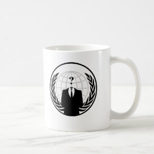 Taza De Café Logotipo internacional anónimo