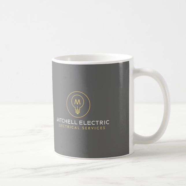 TAZA DE CAFÉ LOGOTIPO MONOGRAM LUMINOSO PARA ELÉCTRICOS (Derecha)