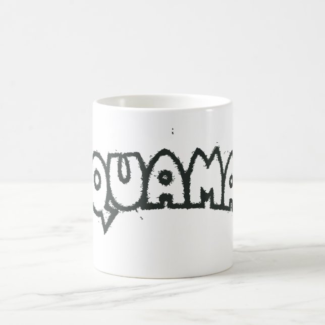 Taza De Café Logotipo negro Aquaman Grunge 2 (Centro)