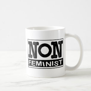 Taza De Café Logotipo no-Feminista clásico