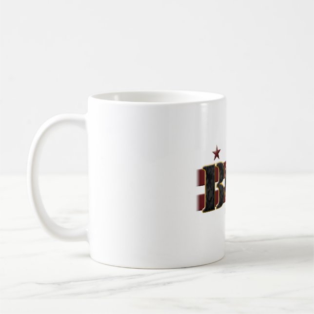 Taza De Café Logotipo oficial de BGO Café Mug (Izquierda)